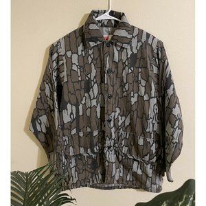Vintage Winchester Trebark Camo Hunting Shirt Mens Sz M 38-40 Made In USA